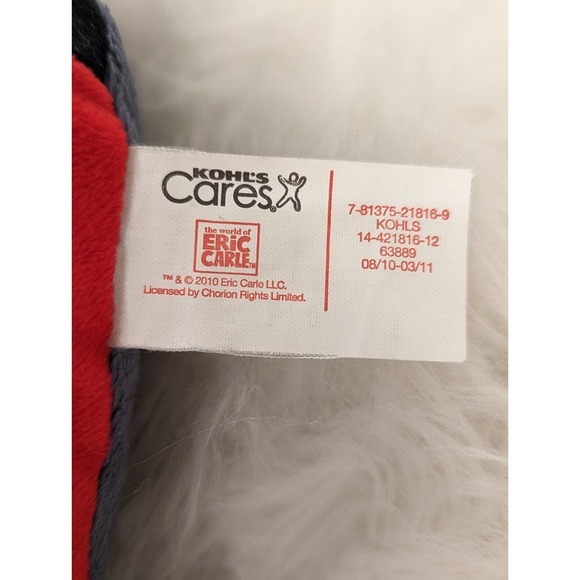 The Very Grouchy Ladybug Eric Carle Kohls Cares 11" Plush Stuffed Animal Nice - Picture 4 of 5